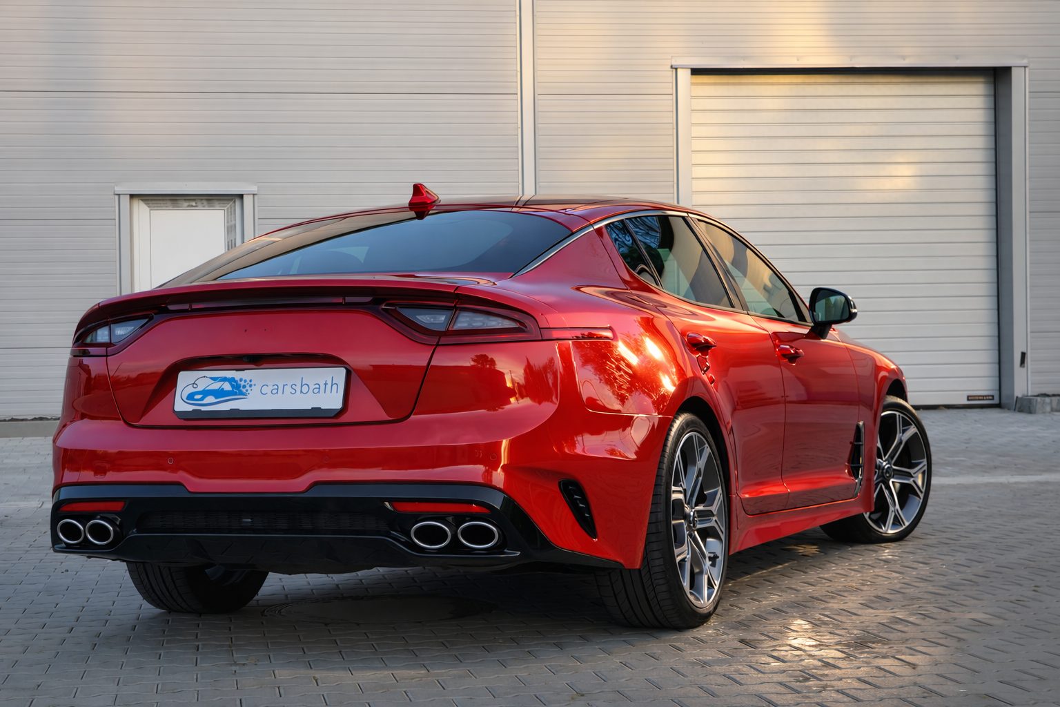Kia Stinger po detailingu v Carsbath